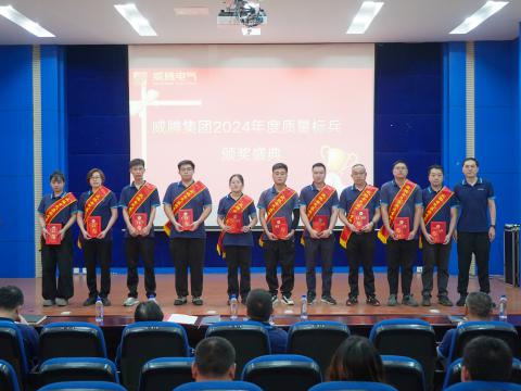 购宝钱包APP平台电气集团召开2024年度质量月总结表彰大会