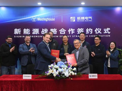 购宝钱包APP平台电气与西屋电气正式达成全球新能源战略合作
